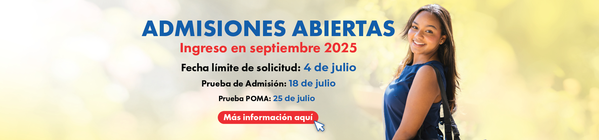 Admisiones Septiembre 2025